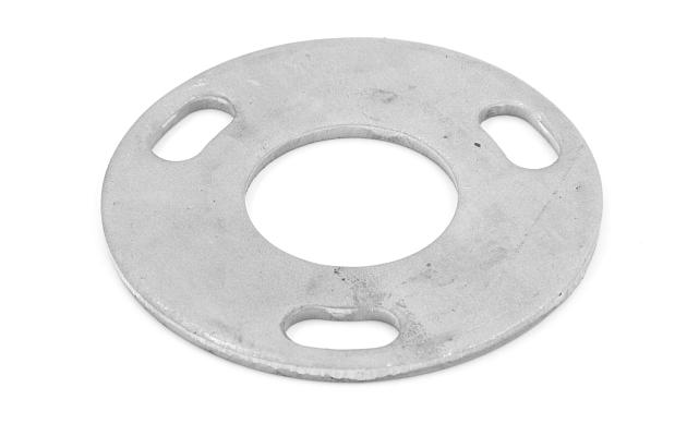 Фланец стойки 38/90 х 5 (4,3) х AISI 316 #200 3 отв х М10 х 20 k116-38-6