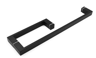 Ручка полотенцесушитель 25*10*200*450, черная t625 Bl купить в Новосибирске