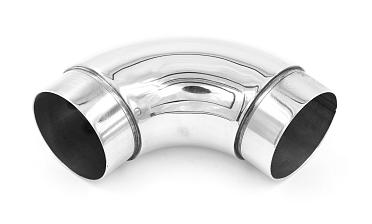 Отвод поручня с двумя установочными кольцами Ø50.8х125 AISI 201 k052-6 купить в Новосибирске