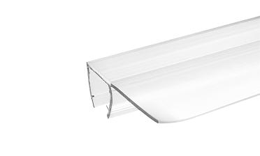 Уплотнитель для стекла 8мм, 90°, стекло-стекло 2,2 м.длина уса 25 мм t215y-8 купить в Новосибирске