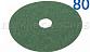 Шлиф круг 'зелень' на фибре Р-80 KLINGSPOR Ф-1140