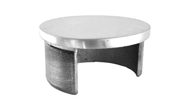 Заглушка для поручня с пазом Ø48.3 мм 4х39 мм шлифованная (AISI 304) k235-2 купить в Новосибирске