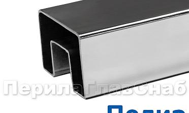 Труба 40х60, с пазом 24х24, полированная, AISI 304 k824-3 купить в Новосибирске