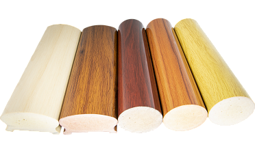 Комплект образцов ПВХ поручня фигурный + текстурный (5 видов) Фk889  купить в Новосибирске