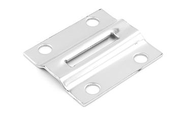 Боковой крепеж стойки под Ø38.1 мм, полированный (AISI 316) k056-2 купить в Новосибирске