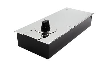 Доводчик для стеклянной двери до 80 кг EN2, напольный, 500 тыс. циклов, нержавеющая сталь AISI 304, полированная t182 PSS купить в Новосибирске