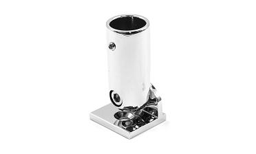 Соединитель труба-стена 19 мм, шарнирный, латунь, полированная t916 PС купить в Новосибирске