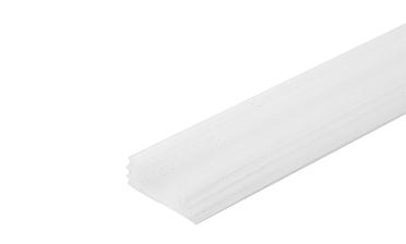 Рассеиватель света для трубы с пазом 24х24, плоский (хлыст 3 метра) k777-3 купить в Новосибирске