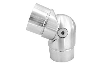 Поворот литой, внутренний, шарнирный, под Ø50.8х1.5 мм, шлифованный, AISI 304 Фk011-6 купить в Новосибирске