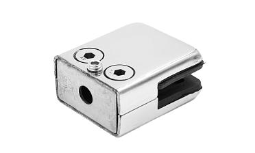 Стеклодержатель штампованный, под стекло 10 мм (5+5 мм), на плоскость 40х24х48 полированный (AISI 304) k352-10 купить в Новосибирске