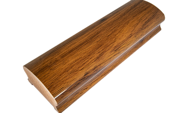 Пластиковый поручень фигурный текстурный, цвет Венге, длина 4м k897-3  купить в Новосибирске