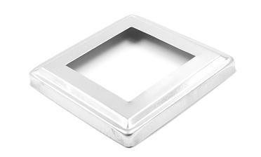 Низ стойки штампованный 135х135 мм, для трубы 81х81 мм, фигурный AISI 304 k376 купить в Новосибирске