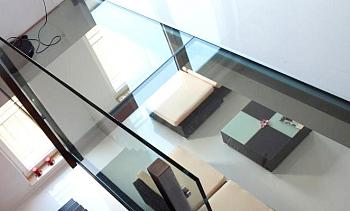 Сверхлегкое стеклянное перекрытие в Новосибирске. Готовые проекты ПерилаГлавСнаб