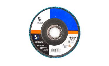 Шлиф. диск "лепесток" 125х22 Р-80 Atlas Ф-0242 купить в Новосибирске