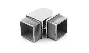 Поворот поручня 40х40 мм, регулируемый, полированный, (AISI 304) k366 купить в Новосибирске