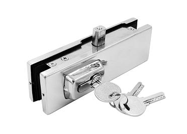 Замки для стеклянных дверей купить в Новосибирске