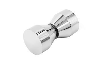 Дверная ручка «кноб» для душа, алюминий-хром, полированная t693 ALPC купить в Новосибирске