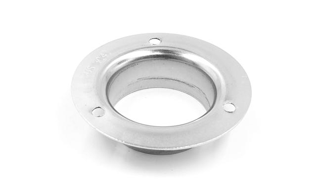 Фланец штампованный, полированный для Ø50.8 мм, толщина 1.2 мм (AISI 304) ЭКОНОМ k532-2 2