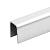 Профиль П-образный, L=2500 мм, t=1 мм, для стекла 8 мм, шлиф. (AISI 304)  t115 SSS купить в Новосибирске