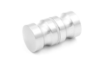 Дверная ручка "кноб", алюминий-хром, шлифованный t692 AL SSS купить в Новосибирске