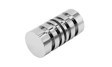 Дверная ручка «кноб» для душа, алюминий-хром, полированная t694 ALPC купить в Новосибирске