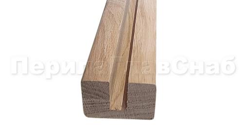 Поручень Дуб профильный  в Новосибирске. Комплектующие для лестничных ограждений и перил ПерилаГлавСнаб
