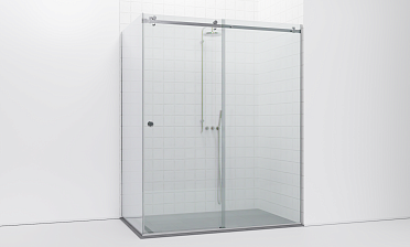 Комплект фурнитуры для раздвижной душевой перегородки, угловой, на профиле t552-1 купить в Новосибирске