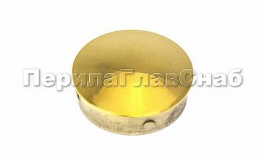 Заглушка штампованная Ø38х1.5 мм, (AISI 304), под золото Фk036-88 купить в Новосибирске