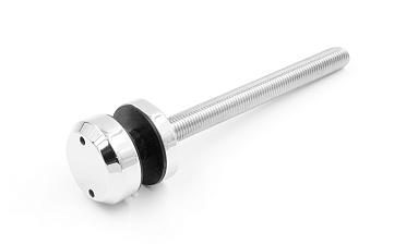 Комплект торцевого крепления несущего стекла, гайка-шайба Ø50х10х18 мм с внутренней резьбой М16(для оцинковки), полированный AISI 304, уценка k277-7-У купить в Новосибирске