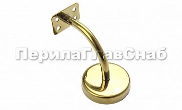 Пристенок с ложементом под плоскость,  сварной с крышкой, полированный, под золото (AISI 201) Фk386-88 купить в Новосибирске