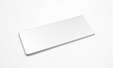 Торцевая заглушка 49х118 мм на зажимной алюминиевый профиль k601-12  купить в Новосибирске