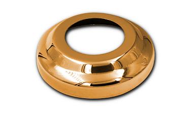 Низ стойки Ø38.1 мм, S=0.8 мм, внешний Ø78х12 мм, золото Фk007-88 купить в Новосибирске