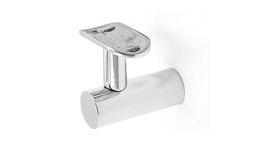 Держатель поручня к стойке Ø38.1 мм, с ложементом для трубы Ø50.8 мм полированный, литой (AISI 304) k243 купить в Новосибирске