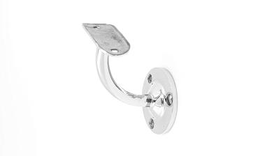 Пристенок с ложементом под Ø50.8 мм, вынос 70х45, Ø60х3 мм, литой, 25х45х2 мм, полированный, (AISI 316) k234-2 купить в Новосибирске