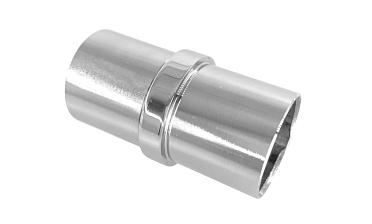 Соединитель трубы Ø25.1х1.45мм, полированный, AISI 304, с насечками k086-25 купить в Новосибирске