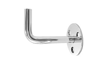 Пристенок без ложемента, вынос 70х45, Ø48х3мм, сварной, полированный, (AISI 304) k009-999 купить в Новосибирске