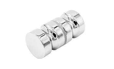 Дверная ручка «кноб», алюминий-хром, полированная t692 ALPC купить в Новосибирске