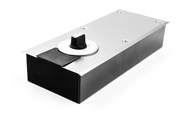 Доводчик для стеклянной двери напольный, шлифованный EN2 500 тыс.циклов  115 гр (дверь 700-900 мм , до 80 кг) t186-2 SSS купить в Новосибирске