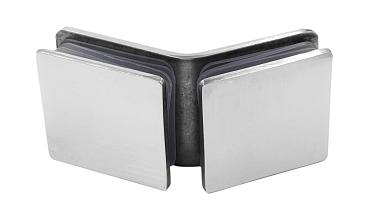 Коннектор для душевой кабины стекло-стекло 135° 45х45 мм латунь-хром t726 PC купить в Новосибирске