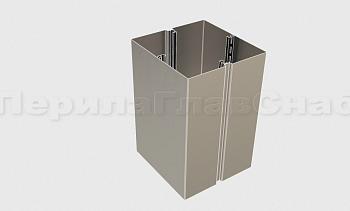 Облицовка квадратной колонны в Новосибирске. Готовые проекты ПерилаГлавСнаб