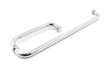 Дверная ручка-скоба 19х450х200 мм, полированная, AISI 304 t626-19 PSS купить в Новосибирске