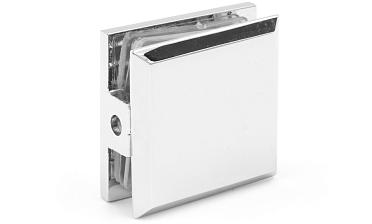 Коннектор для душевой стена-стекло 45х45, латунь-хром t730-2 PC купить в Новосибирске