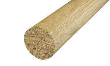 Поручень деревянный из Дуба Ø50мм -  2,0 м Премиум Ф-1662 купить в Новосибирске