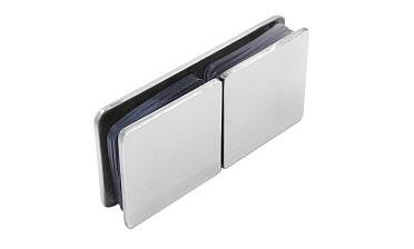 Коннектор для душевой кабины стекло-стекло 180° 45х45 мм латунь-хром, полированный 64 t724 PC купить в Новосибирске