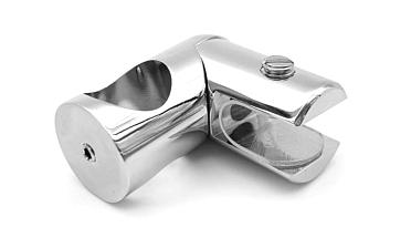 Держатель стекла сквозной боковой, для трубы 19 мм, полированный, t912 PSS купить в Новосибирске