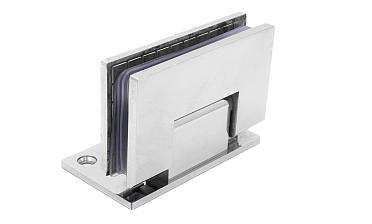 Петля для душевой кабины стена-стекло 90° 90х55 мм полированная t305-2 PSS купить в Новосибирске