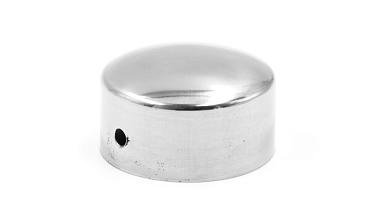 Заглушка под пластиковый (деревянный) поручень Ø49х0.4 мм полированная (AISI 304) k083 купить в Новосибирске