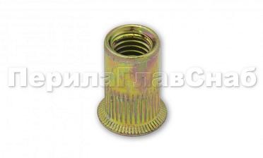 Заклепка латунь с внутр. резьбой М8, бурт №1 k478 купить в Новосибирске