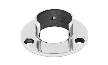 Фланец для трубы с пазом Ø42.4 мм, литой, полированный, (AISI 316) k231 купить в Новосибирске