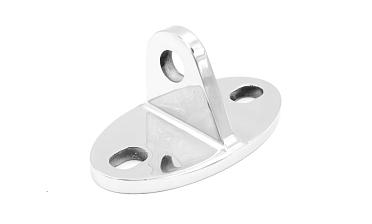 Крепление ванты(тяги) козырька к стене (AISI316), литое, полированное k658-16 купить в Новосибирске
